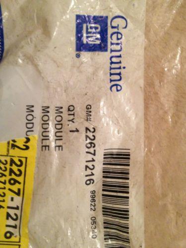 Theft deterrent module gm 2005-10 oem  22671216