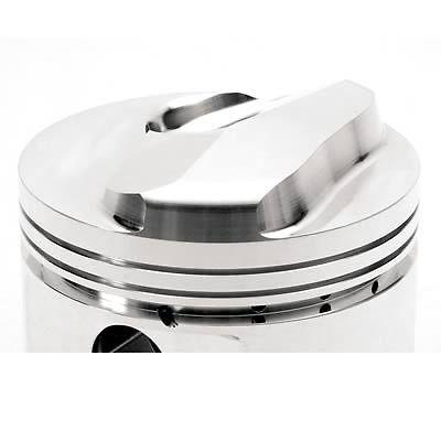 Je pistons big block open chamber dome top piston 258204-8