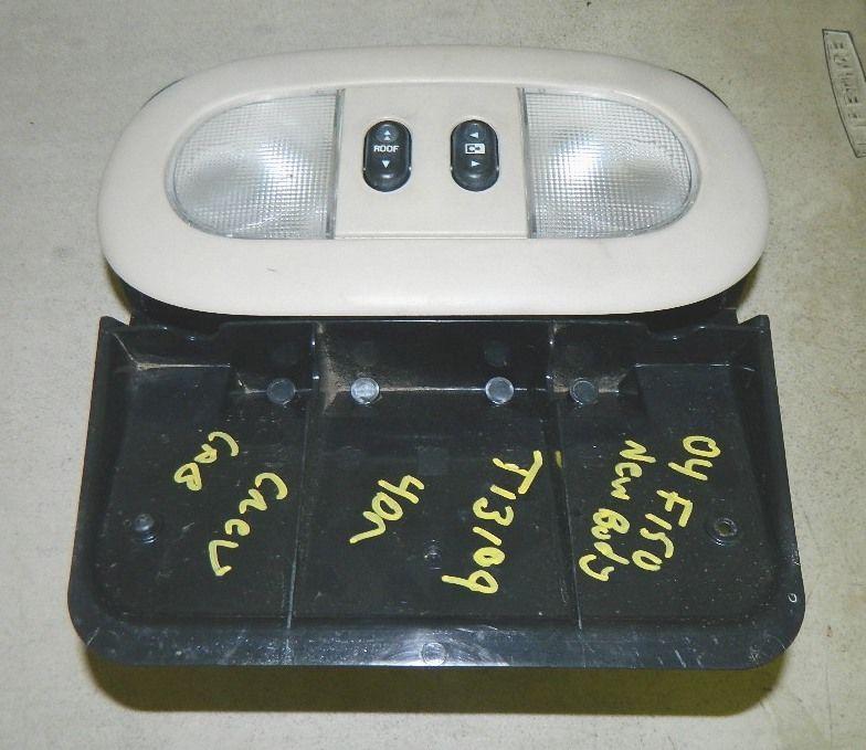 2004-2006 ford f150 grey overhead light  control console 