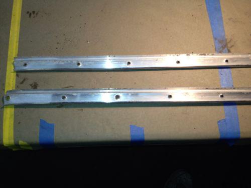 USED PAIR OF ORIGINAL PORSCHE 356A B C ALUMINUM DOOR SILL SCUFF PLATES, US $100.00, image 4