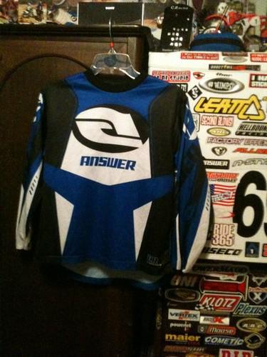 Answer racing motocross jersey yxl