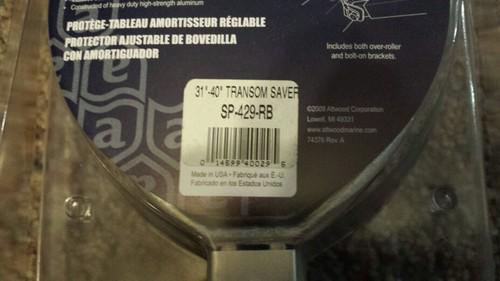 Swivl-Eze By Attwood SP429RB TRANSOM SAVER SHOCK-EZE 31-40, US $75.00, image 2