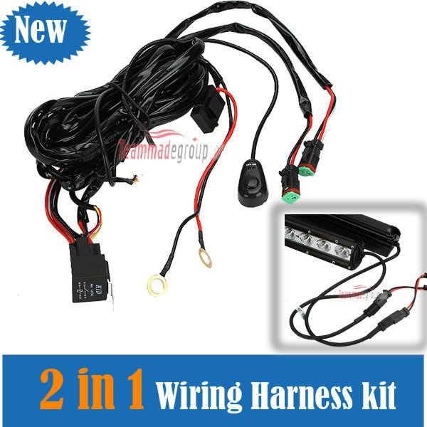 Find NEW LED HID FOG Spot Work Driving light Wiring Loom Harness 12V