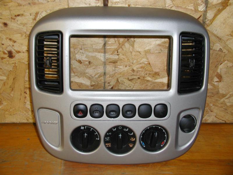 Find 06 FORD ESCAPE HEATER AC CONTROLS WITH RADIO BEZEL (STOCK 00546