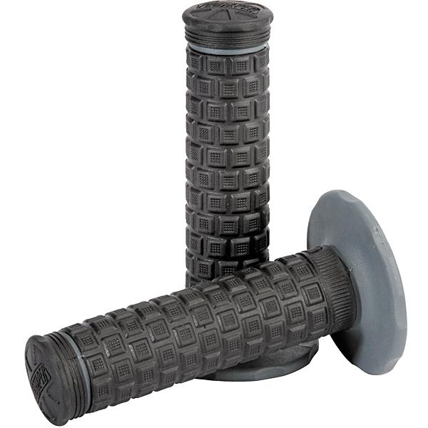 Pro taper pillow top lite atv black grey and black grips large flange 024891 new