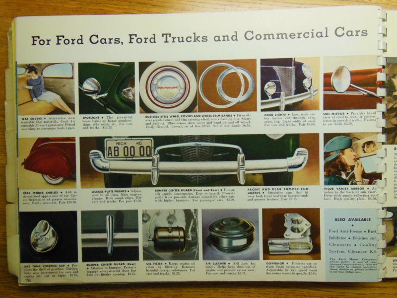 1940 FORD MERCURY LINCOLN ZEPHYR CONTINENTAL TRUCK DEALER BROCHURE CATALOG, US $1,250.00, image 10