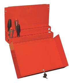 Atd 7138 hang on screwdriver/prybar cabinet w/ lock