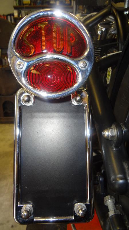 Chopper Tag Mount Bracket Motorcycle Custom Bobber Cafe Racer Harley Triumph, US $38.00, image 5