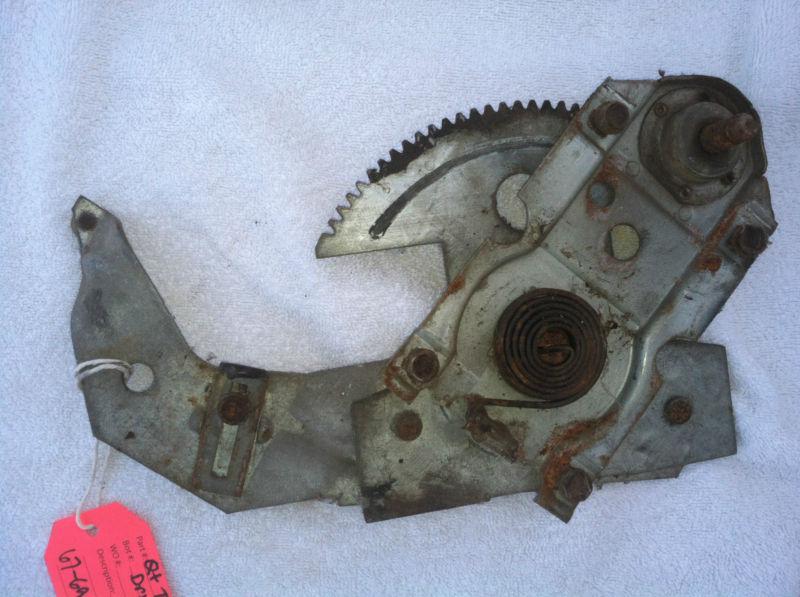 1968 69 camaro firebird  right rear quarter window regulator oem 