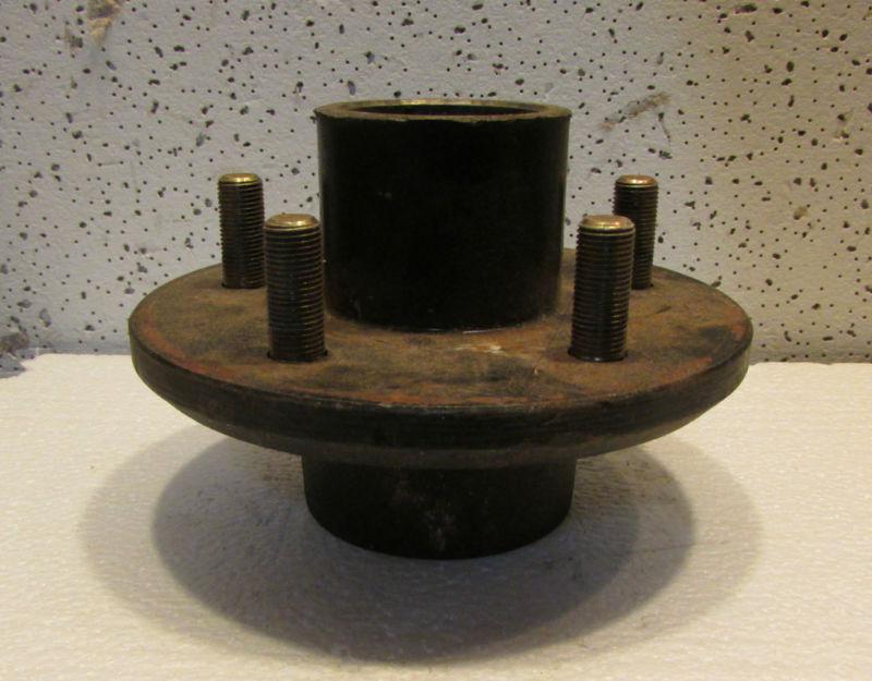 New never installed 5 bolt pattern Hub wheel trailer with bearings spindle assy, US $3.98, image 2