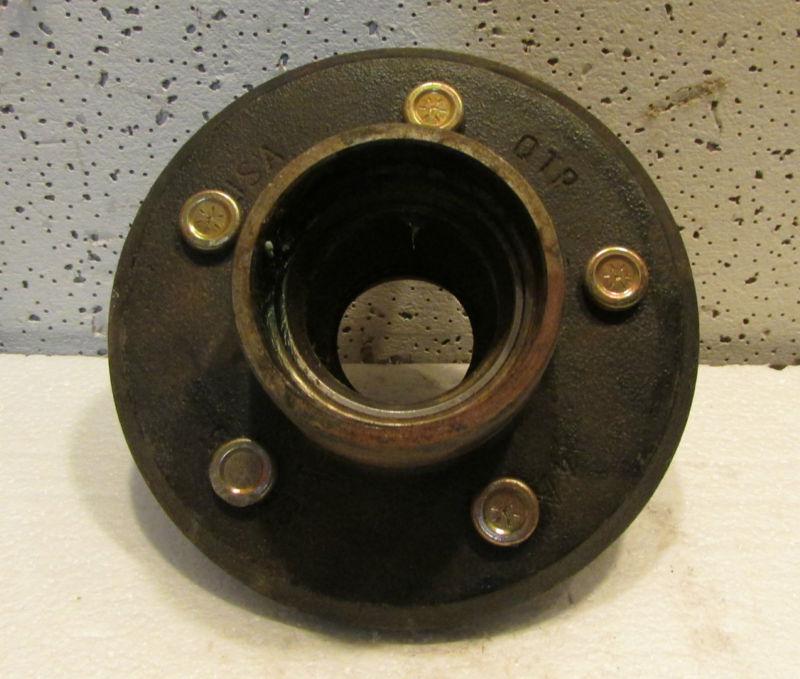 New never installed 5 bolt pattern Hub wheel trailer with bearings spindle assy, US $3.98, image 3