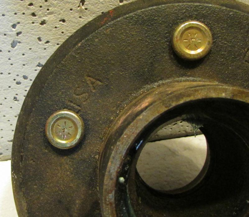 New never installed 5 bolt pattern Hub wheel trailer with bearings spindle assy, US $3.98, image 4