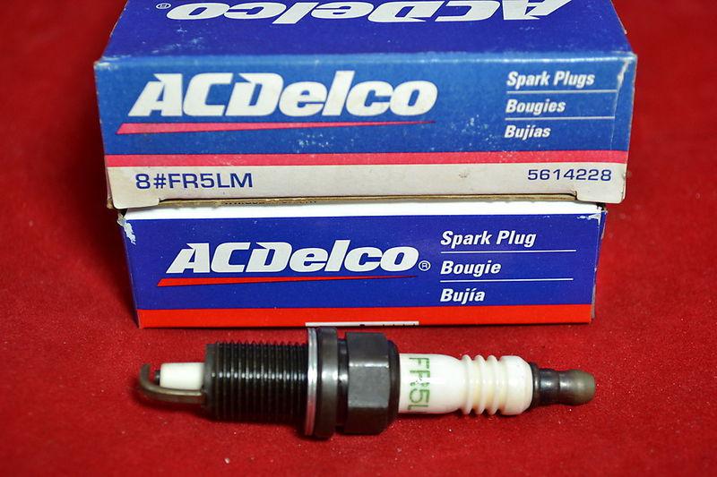 Ac delco spark plugs  fr5lm  box of  8