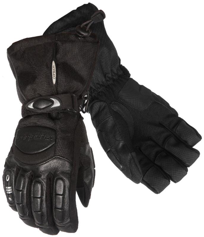 Cortech cascade black xl snowmobile mens gloves snow x-large