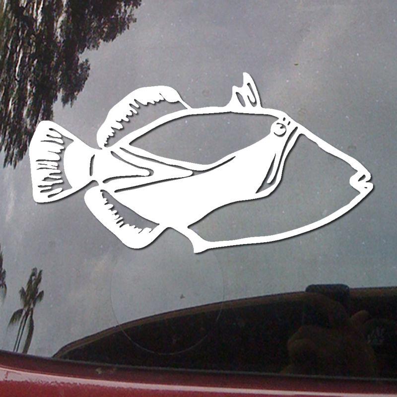 Humuhumunukunukuapuaa hawaii state fish triggerfish car vinyl decal sticker h63