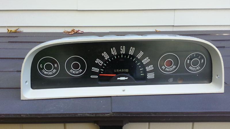 1960-63 chevy c10 gauge cluster