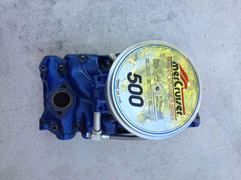 Mercruiser bbc heads, intake, carb