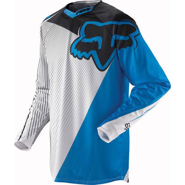 Blue l fox racing 360 flight jersey 2013 model