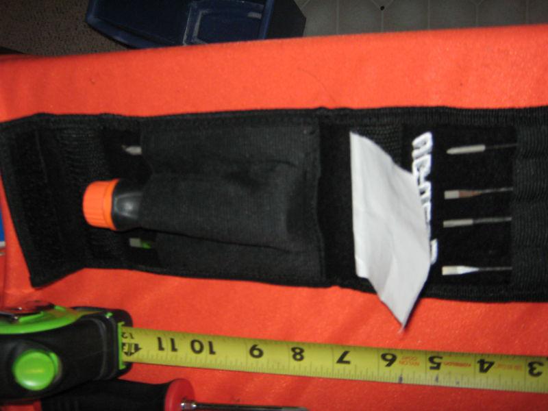 snap on tools ratcheting magnetic mini soft grip orange screwdriver set in pouch, US $99.95, image 3