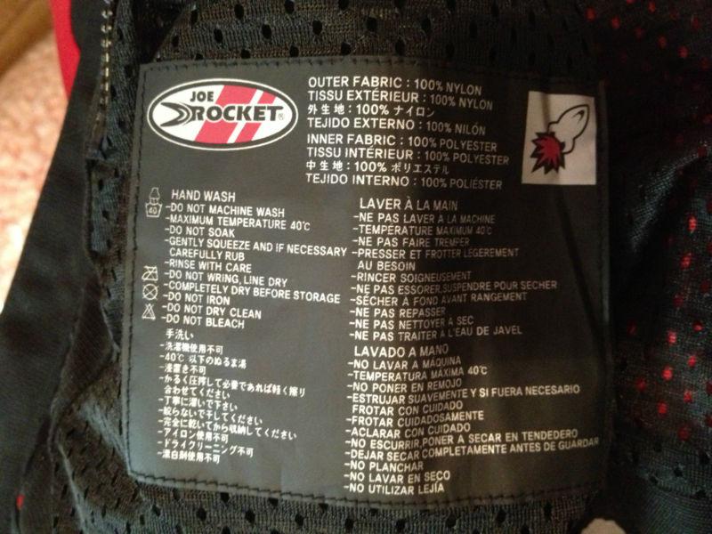 Woman's Joe Rocket Motorcycle Jacket Size L, US $95.00, image 4