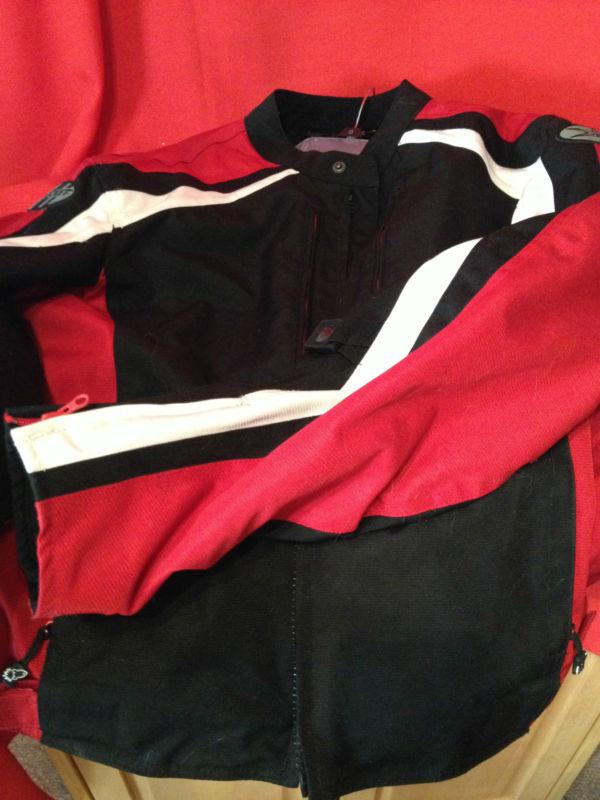 Woman's Joe Rocket Motorcycle Jacket Size L, US $95.00, image 8
