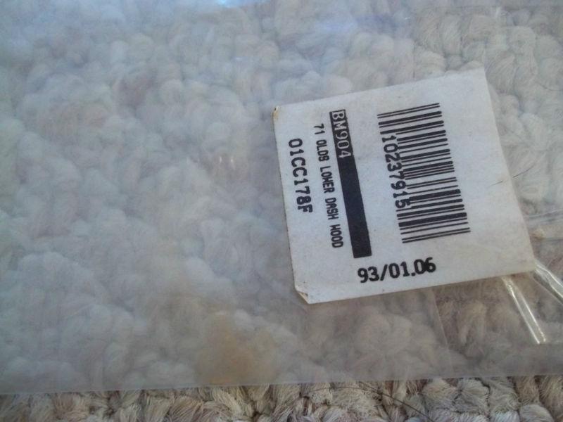 1971 1972 OLDSMOBILE CUTLASS 442 W30 DASH WOODGRAIN INSERT , US $20.00, image 5