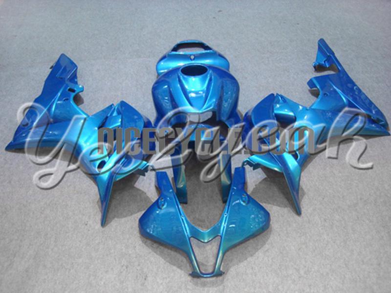 Injection molded fit 2007 2008 cbr600rr 07 08 all blue fairing zn116