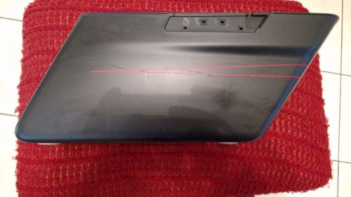 Used harley  right side matt black saddle bag lower, fits 2014-later touring
