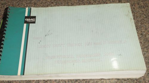 1991 gmc r/v p truck suburban electrical diagnosis &amp; wiring diagrams manual