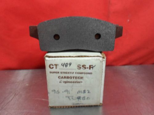 Carbotech ct 489 ss-f 1990-91 toyota mr2 turbo front brake pads