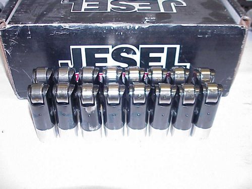 16 jesel .937&#034; coated dogbone solid roller lifters all straight up nascar nhra