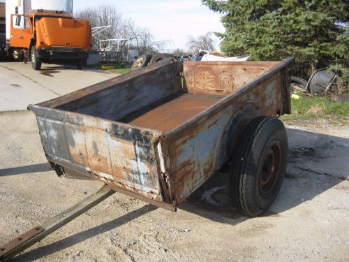 Ford model a pickup box w/tailgate can take off trailer