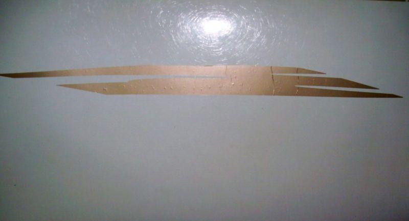 2 new rv boat car trailer graphic decals gold