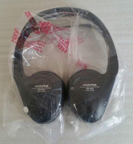 Alpine single source fold-flat wireless headphones sns-n103 new mint in wrapper