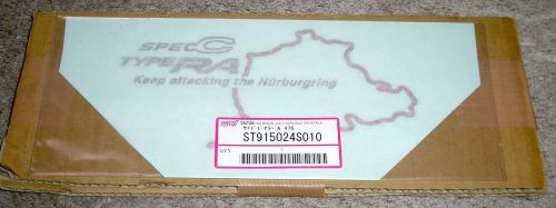 Subaru impreza wrx sti spec c type ra attacking the nurburgring decal jdm