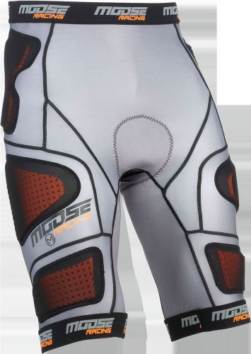 Moose racing softgoods s6 xc1 base armor shorts md grey