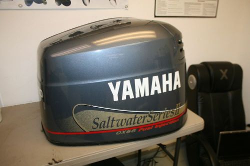 Clean used 200 hp yamaha outboard saltwater series ii cowling hood