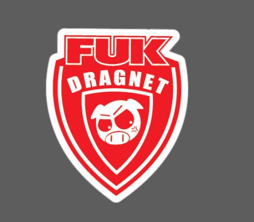 Fuk dragnet #198 sticker honda drift teindomo rota boom hellaflush jdm wrap