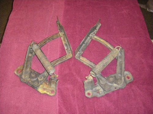 1964 chevy ii nova original hood hinges-used