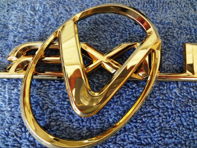 ORIGINAL NOS NEW OEM 90's ES ? Models Lexus GOLD Rear Trunk Ornament Emblem Set, US $31.99, image 3