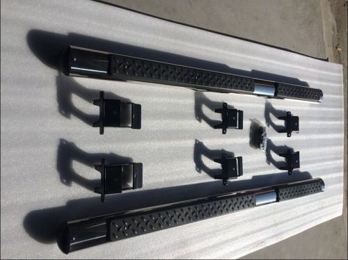 Chrome aluminium jeep grand cherokee 2011-2015 running board side step nerf bar