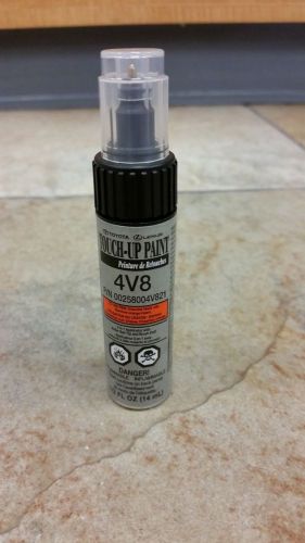 Genuine toyota touch up paint 1/2 oz pen &amp; brush 4v8 brown sugar metallic