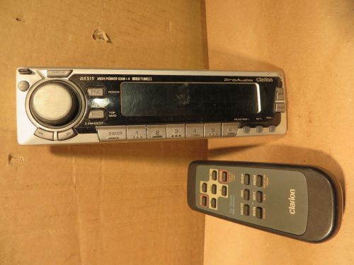 Clarion dx515 dx 515 radio face faceplate + remote # rcb130 clarion both