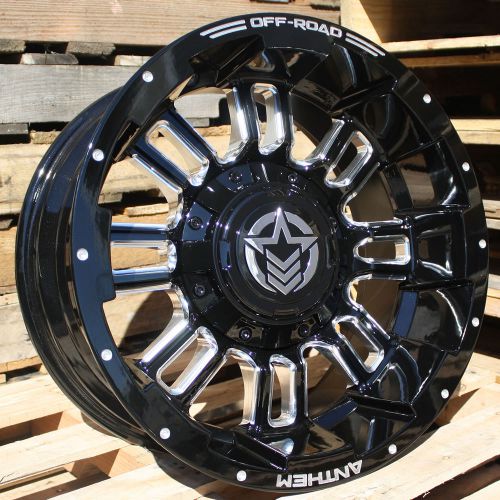 18x9 gloss black enforcer 5x150 &amp; 5x5.5 +18 wheels open country a/t ii tires