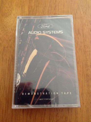Nos ford audio systems demonstration cassette tape (1987-1988)
