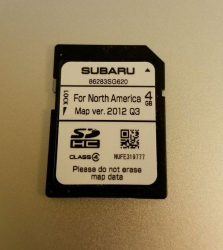 2014 subaru forester xt navigation nav sd card oem genuine 86283sg620 map data