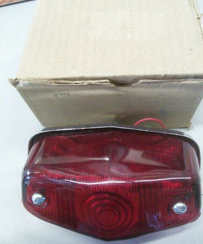 Nib minibike tailight,  tail light, with wiring and bulb, nice, mini bike