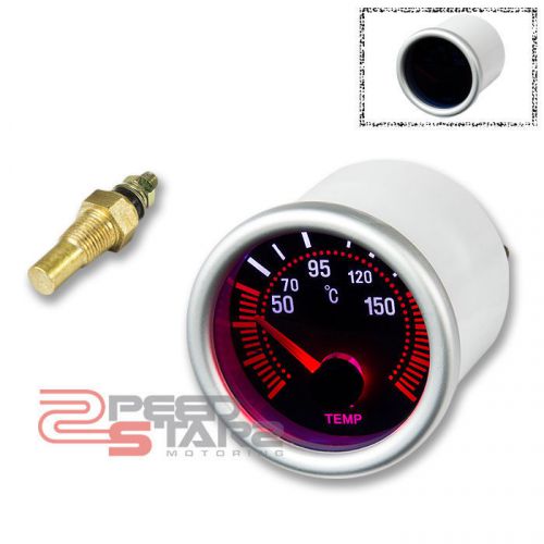 Find 2" 52MM LED OIL TEMPERATURE SMOKE/TINT GLOW DASH GAUGE METER LENS