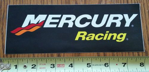 Mercury racing decal outboard cigarette superboat race boat