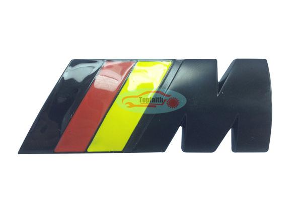 Germany yellow metal rear badge emblem sticker decal for m5 m3 m6 ///m3 e90 e92